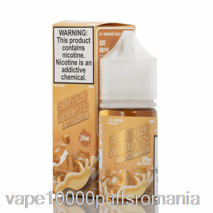 Vape Romania Butterscotch - Creme Saruri Monstru - 30ml 24mg